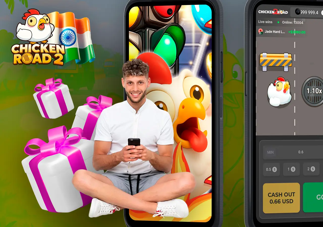 Bonuses unlocked via promo codes in Chicken Road 2