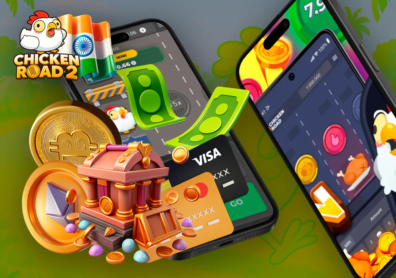 Payment options for Chicken Road app including local wallets